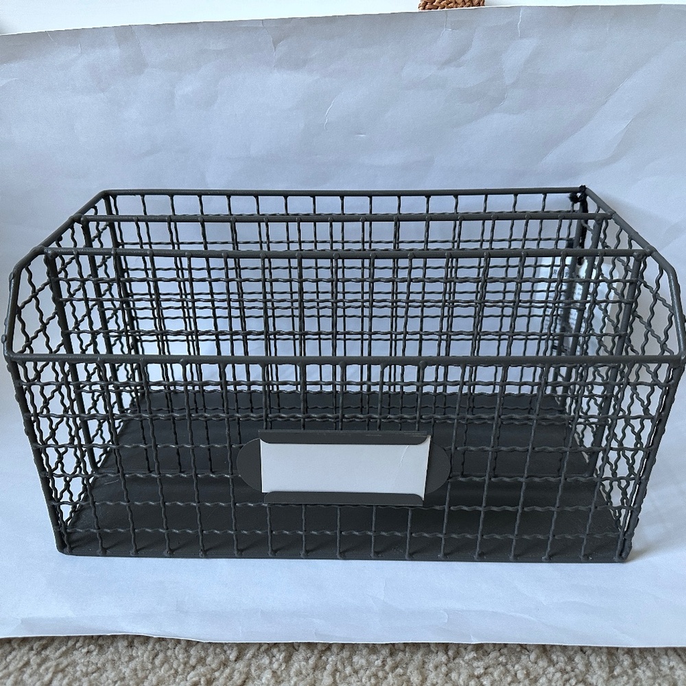 Large Metal Desk Organizer